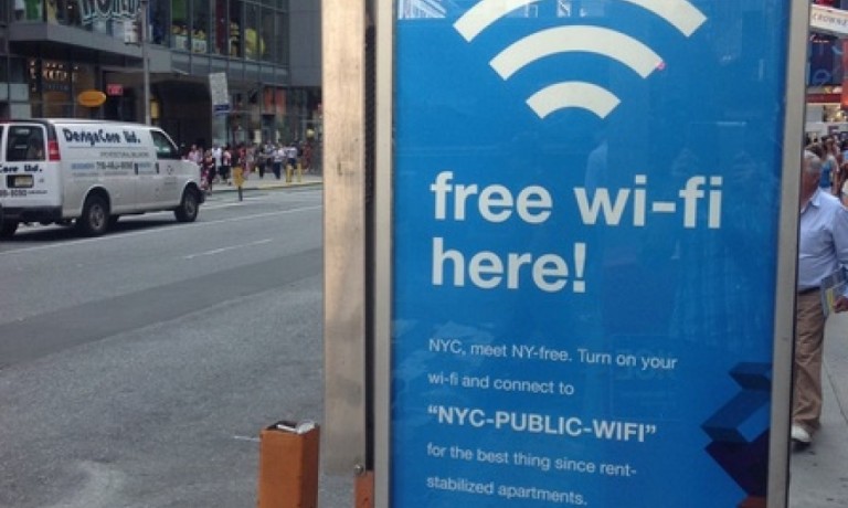 Le cabine telefoniche a New York trasformate in Hotspot WiFi