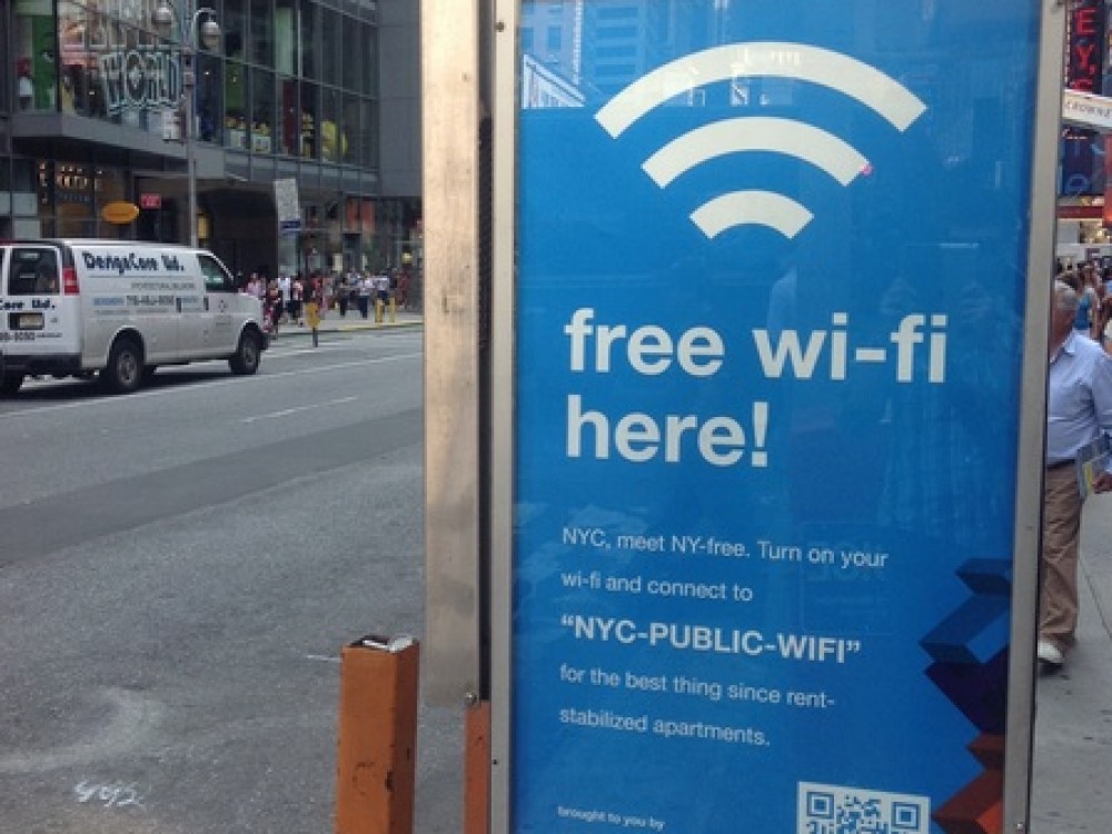 Le cabine telefoniche a New York trasformate in Hotspot WiFi